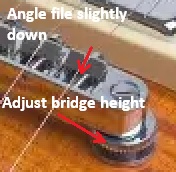 adj bridge angle and height